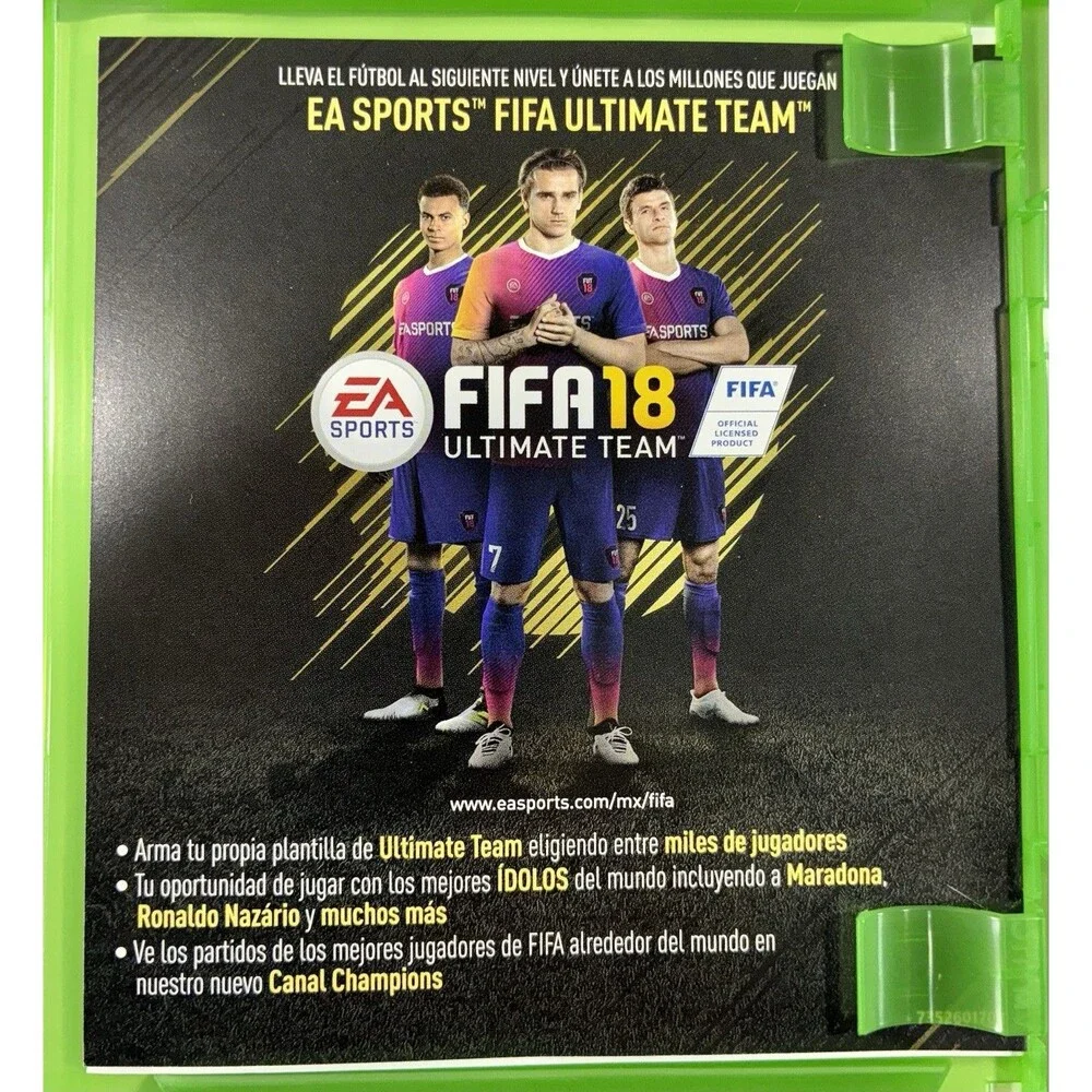 FIFA 18 Standard Edition EA Sports Xbox One Complete with Inserts Tested
